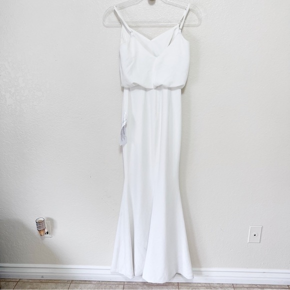 NEW Dress the Population Gracelyn Blouson Jersey Gown size xxs - Picture 12 of 12